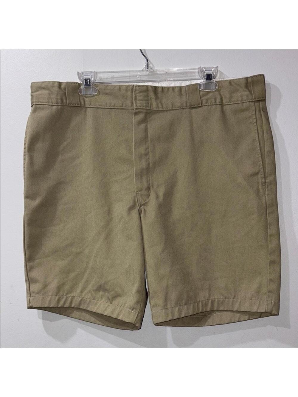 Dickies 874 Original Fit Khaki Work Shorts Size 40x30